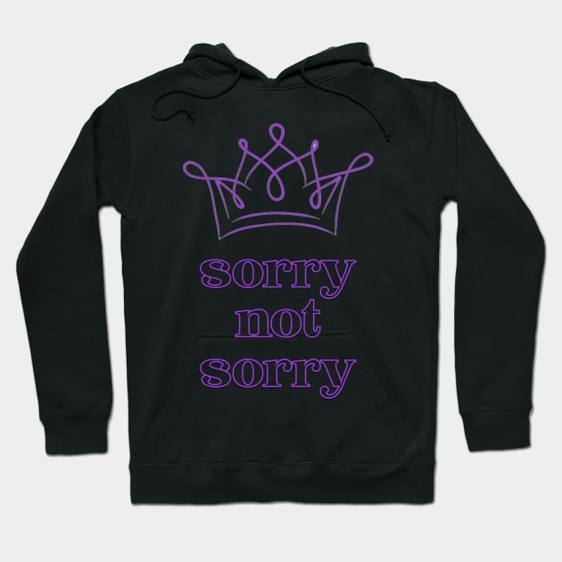 SIX Broadway - Sorry not Sorry Hoodie by baranskini